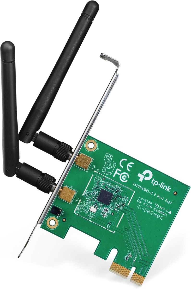 TP‑Link TL‑WN881ND 300Mbps Wireless N PCI Express Adapter Dual Antenna Wi‑Fi 4 (802.11n) PCIe x1 Network Card