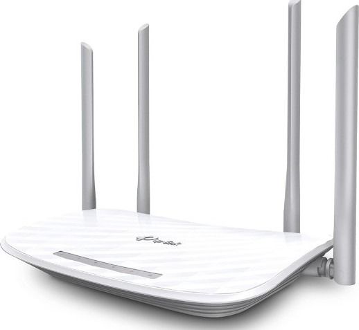 TP‑LINK Archer C50 AC1200 Wireless Dual Band Router Dual‑Band AC1200 Wi‑Fi, 4× Fixed Antennas, MU‑MIMO & Beamforming, 4× LAN 