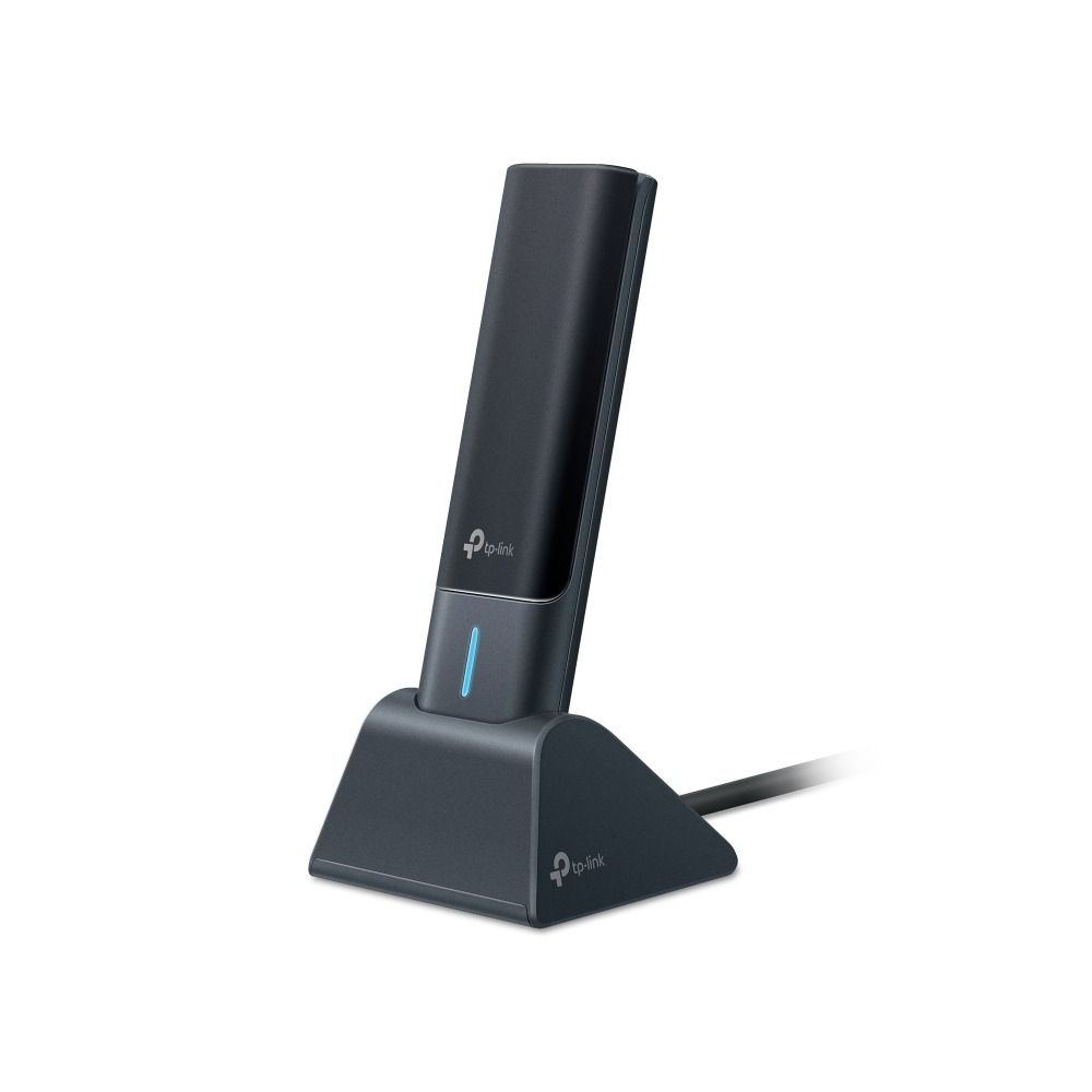 TP‑Link Archer TXE70UH AXE5400 Wi‑Fi 6E High‑Gain Tri‑Band USB 3.0 Adapter Up to 5400 Mbps, WPA3 Security