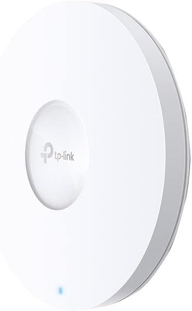 TP‑Link Omada EAP653 AX3000 Ceiling‑Mount WiFi 6 Access Point Mesh and Cloud‑Managed, 1×Gigabit Ethernet + PoE+, Ultra‑Slim Design