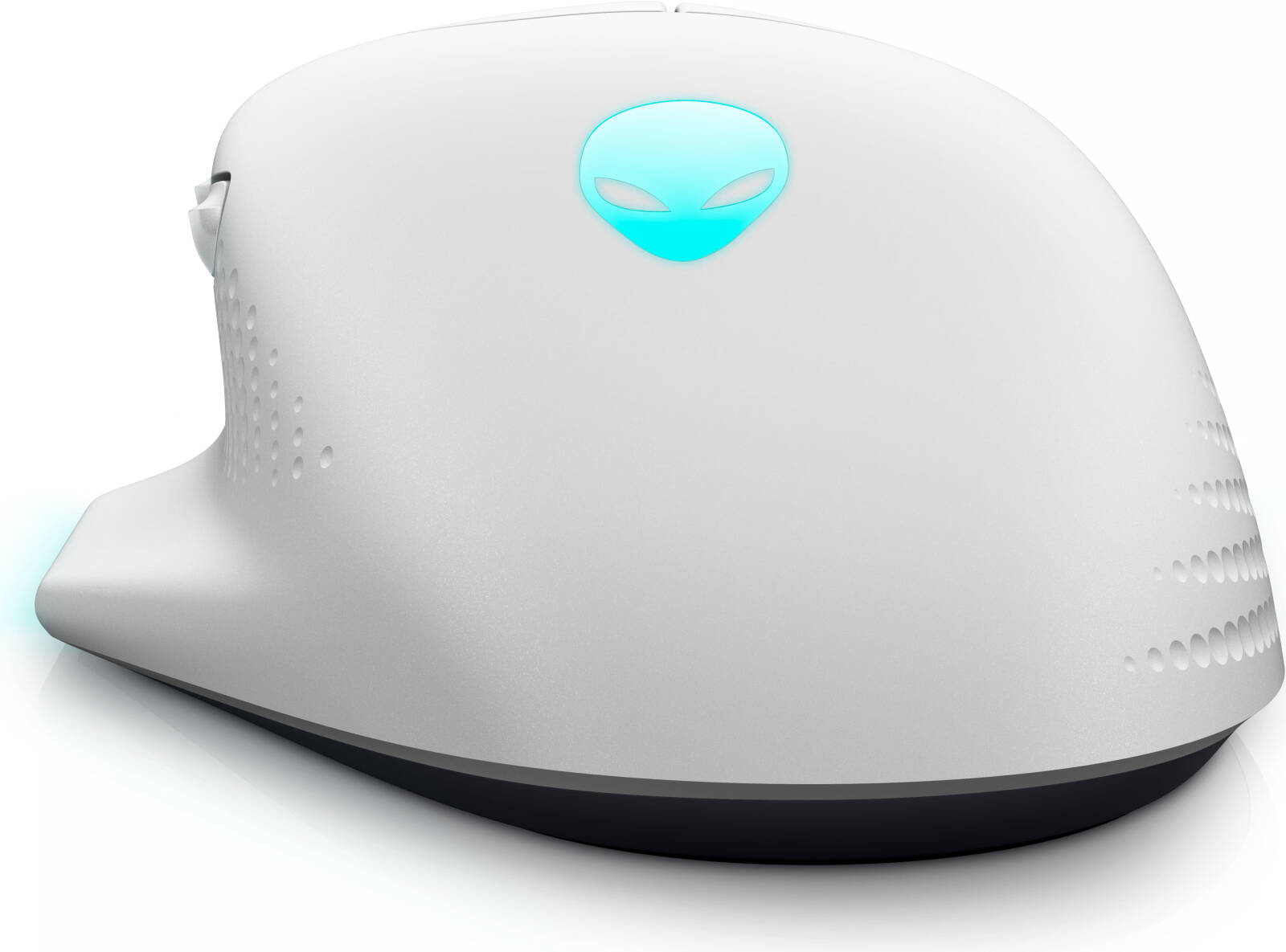 ماوس الألعاب اللاسلكي Dell Alienware AW620M، مزود بمستشعر بصري بدقة 26000 نقطة في البوصة (DPI)، و7 أزرار قابلة للبرمجة، باللون الأبيض القمري | 545-BBFC