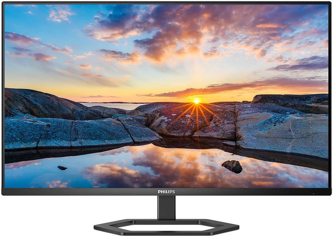 شاشة فيليبس سلسلة 5000، 32 بوصة، 32E1N5800LA، 4K UHD VA، 3840 × 2160، معدل تحديث 60 هرتز، وقت استجابة 4 مللي ثانية (GtG)، Mega Infinity DCR، SmartContrast، SmartImage، تحسين الألعاب، أسود