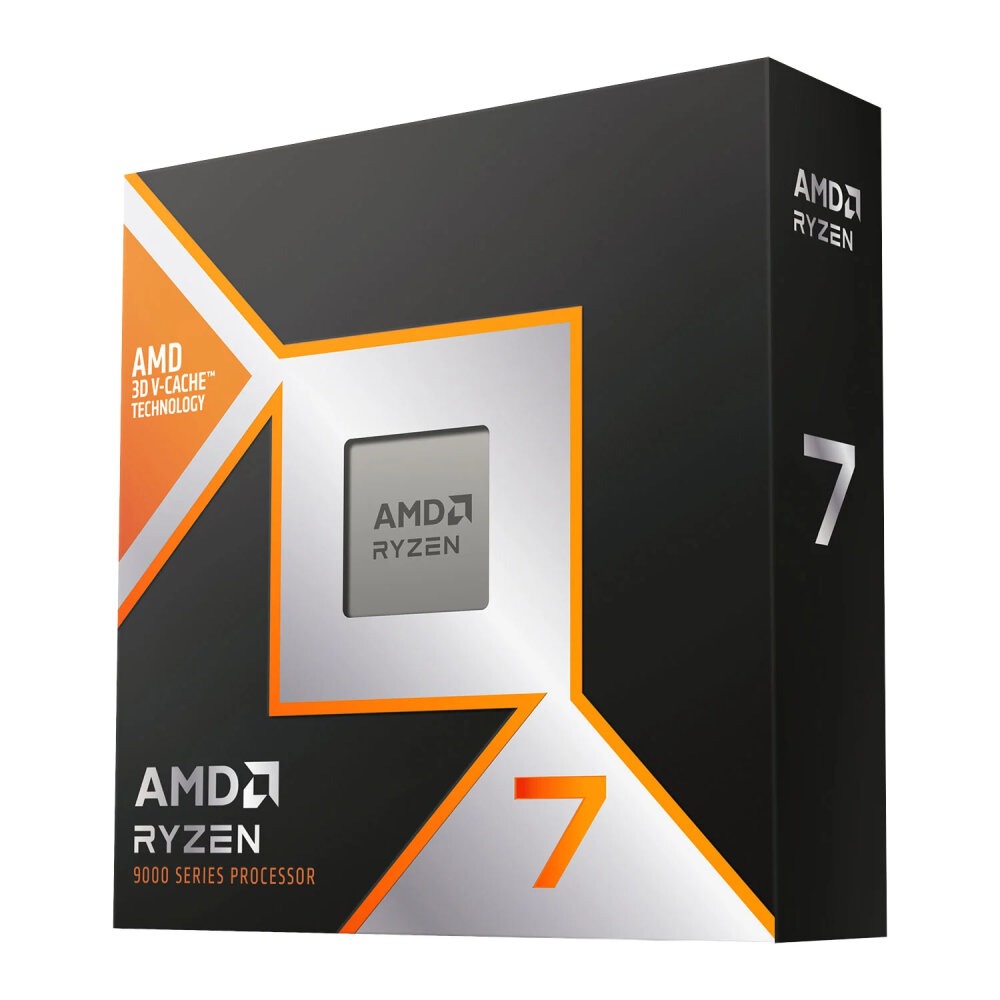 AMD  Ryzen 7 9850X3D Desktop Processor 8 Core 16 Thread Up to 5.6GHz 104MB Cache AM5 Socket Radeon Graphics 120W