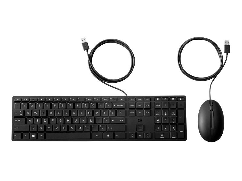 HP Wired Keyboard & Mouse Set 320MK for Desktop – Arabic Layout