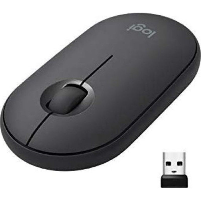 ماوس Logitech Pebble M350 Modern Slim Silent لاسلكي وبلوتوث - جرافيت