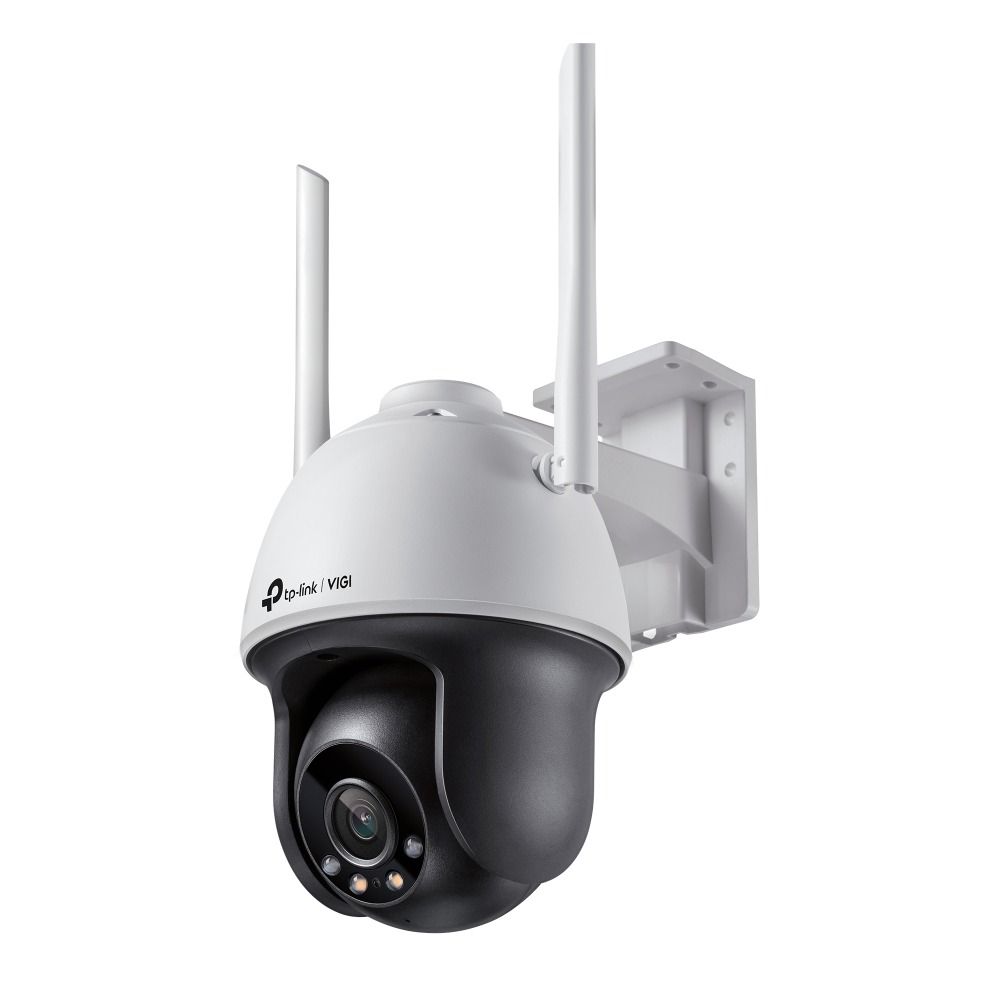 TP-Link VIGI C540-W(4mm) 4MP Outdoor Wi-Fi Pan/Tilt Network Camera, IP66, H.265+, Smart Human & Vehicle Detection, Two-Way Audio, microSD 512GB, IR 30m + White Light 30m