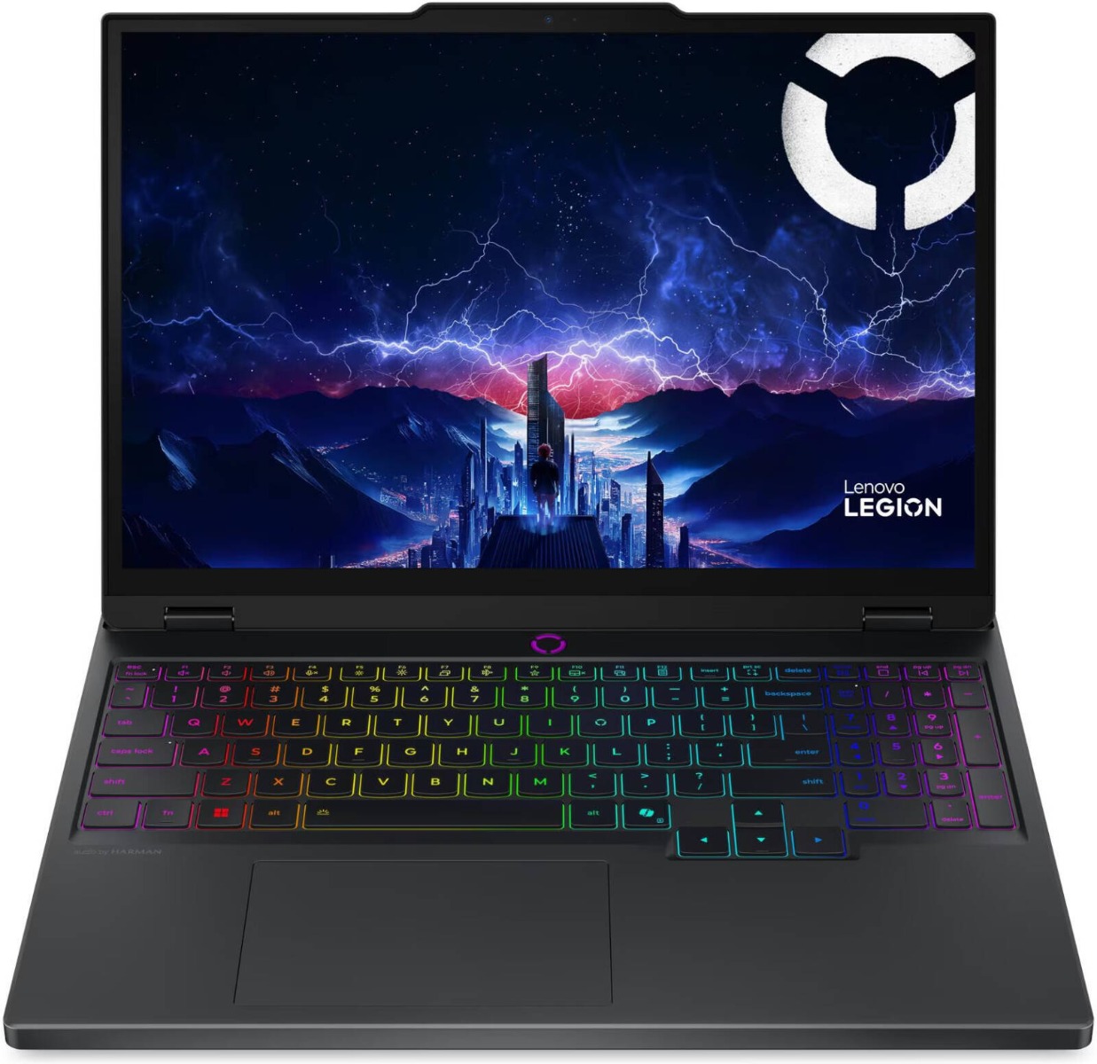 لابتوب الألعاب Lenovo Legion 5 15IAX10 بمعالج Intel Core i9-14900HX، ذاكرة RAM بسعة 32 جيجابايت، تخزين SSD بسعة 1 تيرابايت، بطاقة رسومات NVIDIA GeForce RTX 5070 بسعة 8 جيجابايت، شاشة OLED بحجم 15.1 بوصة بدقة WQXGA ومعدل تحديث 165Hz، نظام التشغيل (دوس/بدون