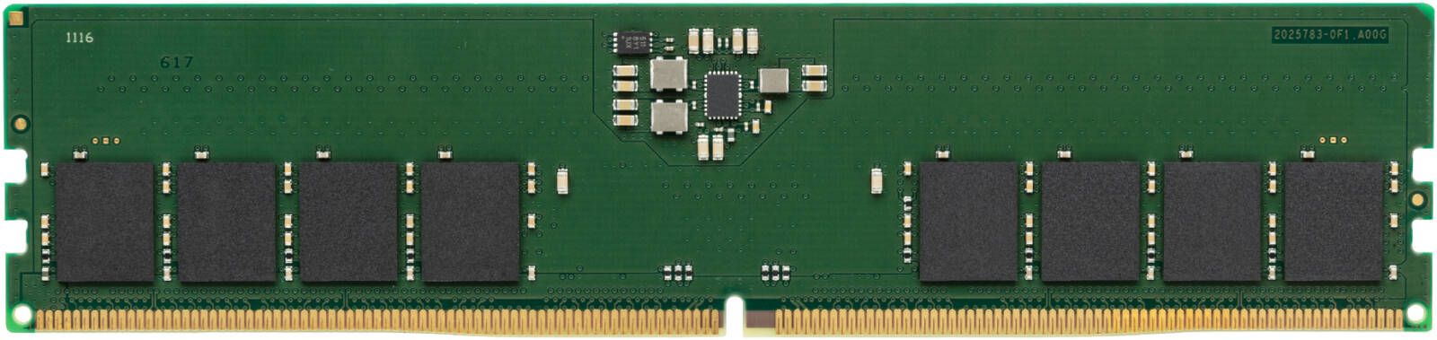 ذاكرة كينغستون 16 جيجابايت DDR5 5600MT/s CL46 1.1 فولت 288‑دبوس غير ECC للكمبيوتر المكتبي