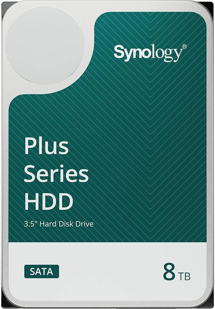 Synology 8TB HAT3300 Plus Series, 3.5 Inch SATA, 7200 rpm Rotational Speed, Up to 281 MB/s Sustained Transfer Rate
