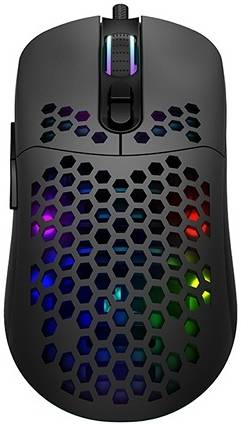 DeepCool MC310 Ultralight 75g RGB Gaming Mouse, 12800 DPI Optical Sensor, 7 Programmable Buttons - Black