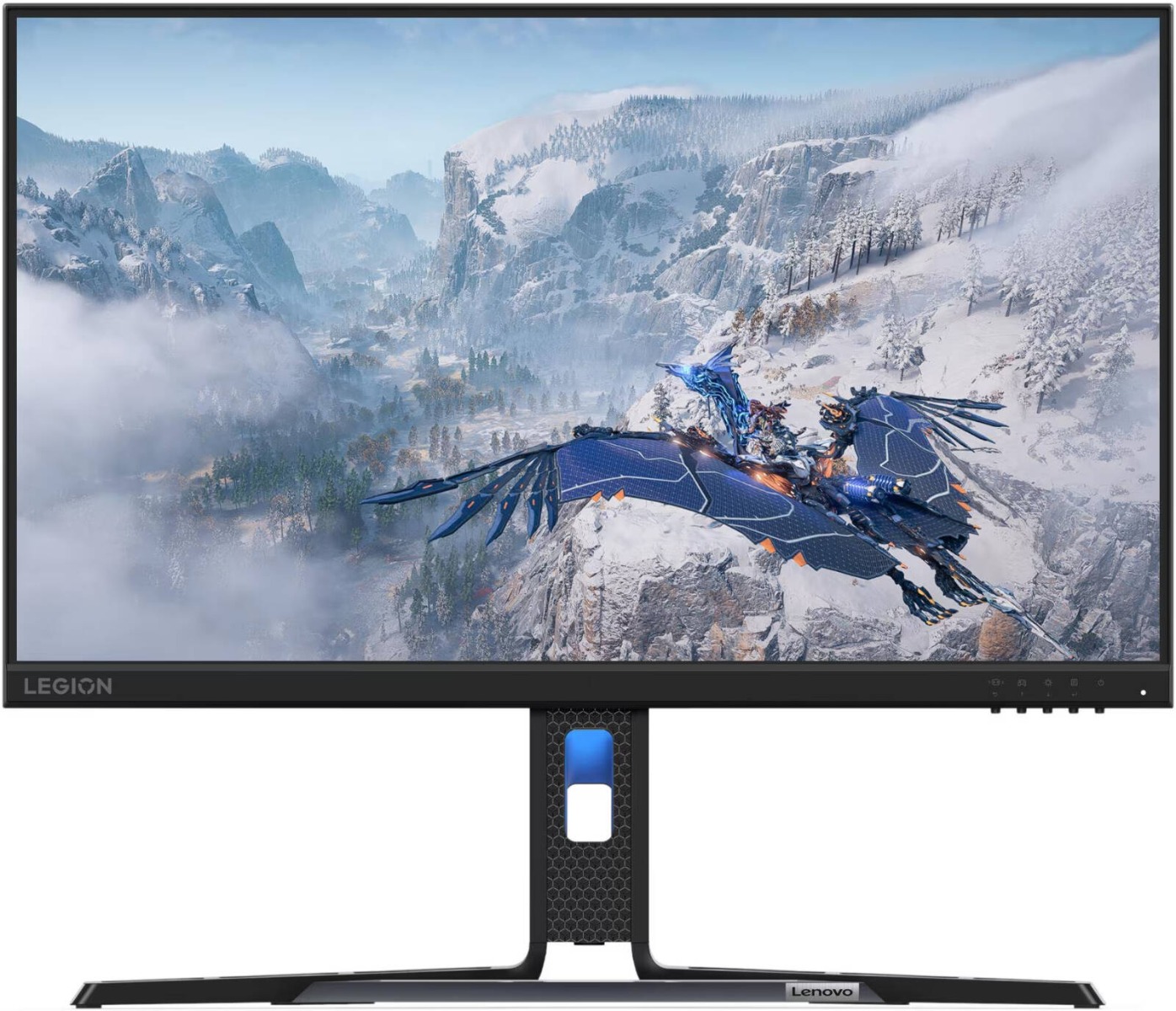 Lenovo Legion R24e (67CCGAC4AE) Gaming Monitor 24" FHD 1920x1080 IPS Display 180Hz Refresh Rate 0.5ms (MPRT) Response Time AMD FreeSync Technology Anti-Glare 1× HDMI 2.1 TMDS 1× DP 1.4 - Raven Black