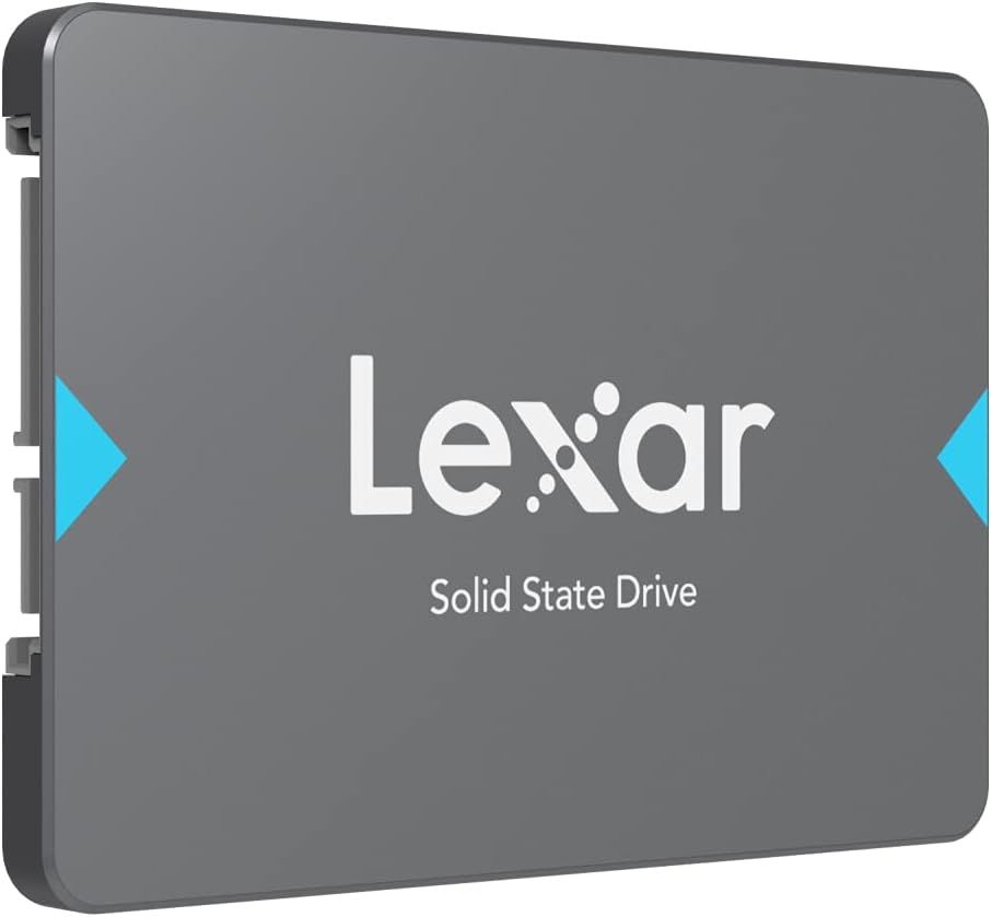 قرص صلب داخلي Lexar NQ100 بسعة 2 تيرابايت، 2.5″ SATA III بسرعة 6 جيجابت/ثانية، يصل إلى 550 ميجابايت/ثانية، قرص الحالة الصلبة عالي السرعة