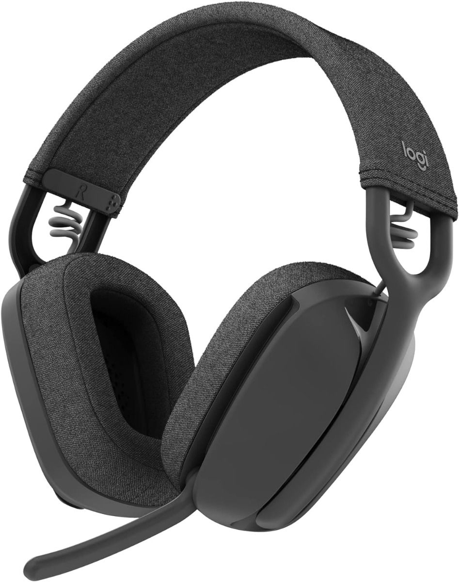 Logitech Zone Vibe 100 Lightweight Wireless Headphones 40mm Audio Drivers Up to 30m Range Graphite