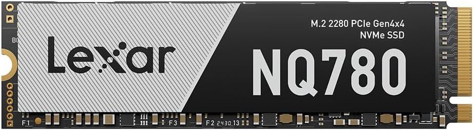 ليكسار NQ780 سعة 1 تيرابايت قرص SSD داخلي M.2 2280 NVMe PCIe Gen4 x4 بسرعة قراءة تصل إلى 6500 ميجابايت/ثانية وسرعة كتابة 2500 ميجابايت/ثانية (LNQ780X001T-RNNNG)