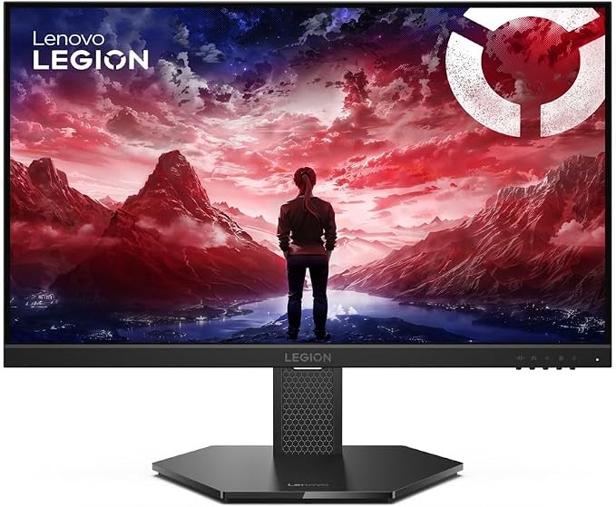 Lenovo Legion 25-10 (67D4GAC3EU) Gaming Monitor 24.5” FHD 1980 x 1080 Display 320Hz Extreme Refresh Rate 0.5m (1ms OD) MPRT Response Time NVIDIA G-SYNC Compatible AMD FreeSync Premium VESA Adaptive Sync Support 1× HDMI 2.1 1× DP 1.4 - Eclipse Black 