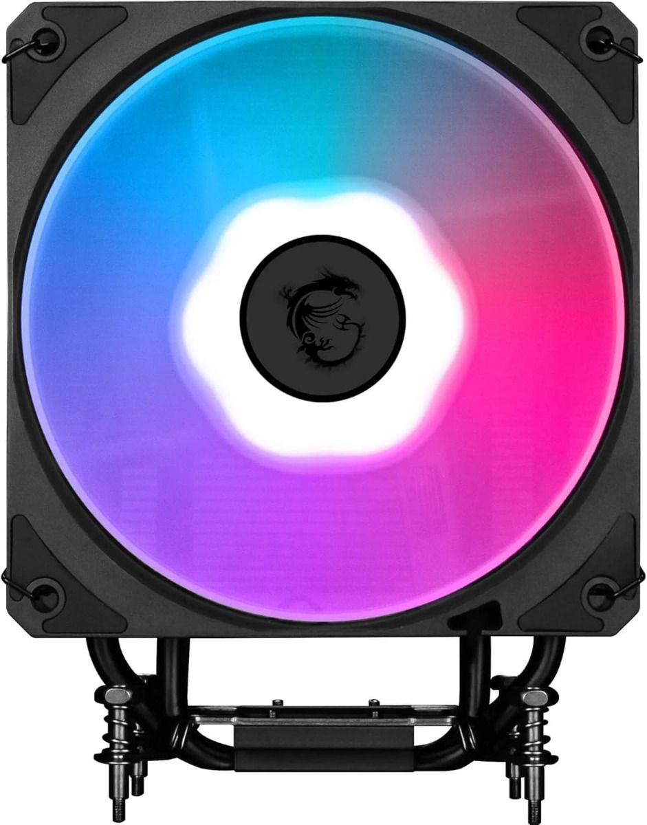 مبرد هوائي للمعالج MSI MAG CoreFrozr AA13 ARGB متوافق مع Intel LGA1700/1851 و AMD AM4/AM5 – أسود