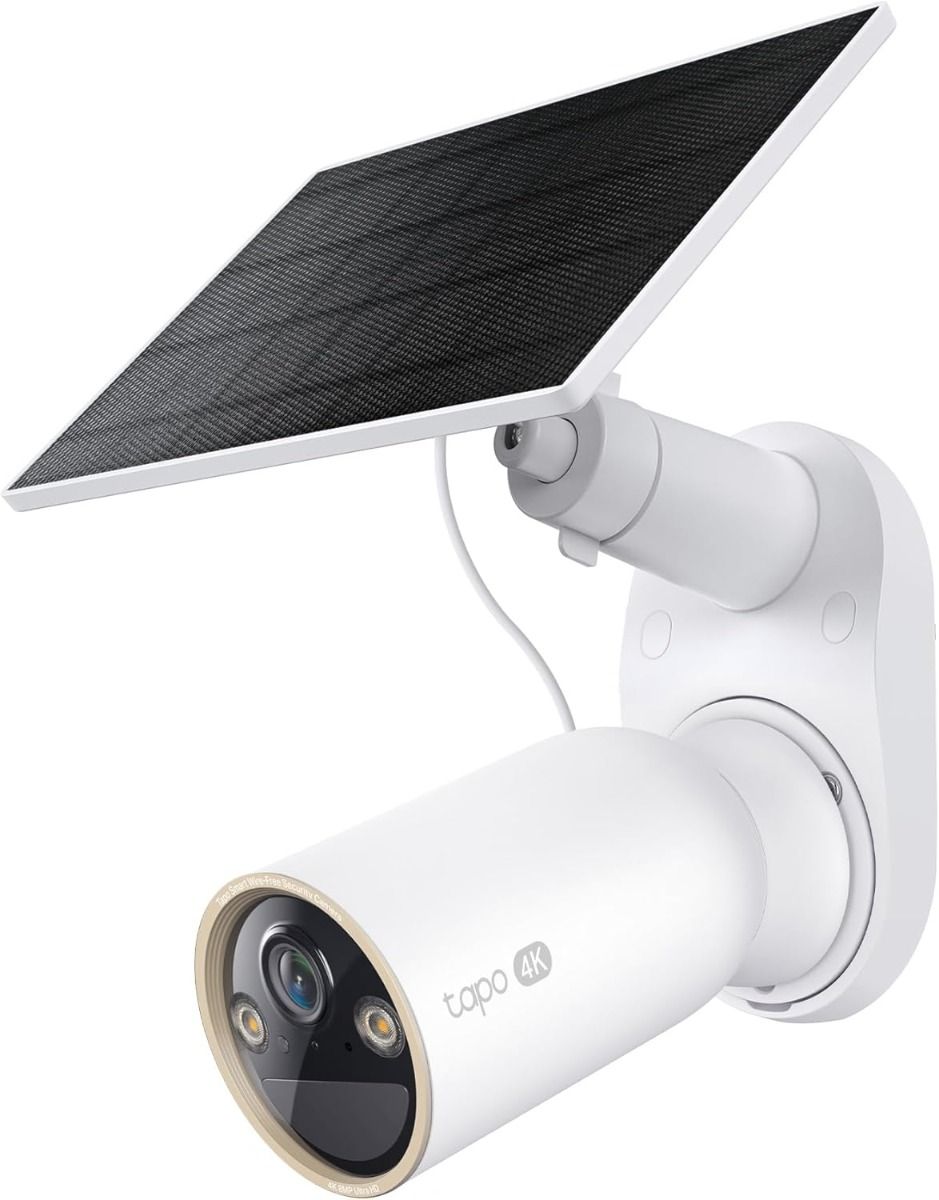 Tapo C460 8MP 4K Outdoor Security Camera Kit | Solar-Powered, AI Alerts, Two-Way Audio