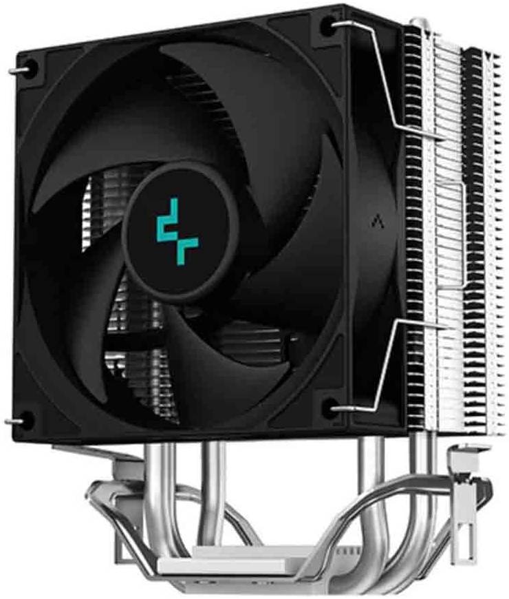 مبرد المعالج الهوائي DeepCool AG300 أحادي البرج، مزود بمروحة PWM مقاس 92 مم، و3 أنابيب حرارية مقاس 6 مم - أسود
