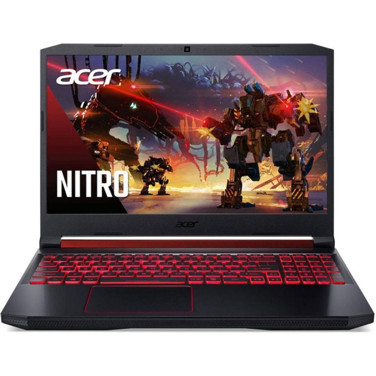 كمبيوتر محمول للألعاب Acer Nitro 7 AN715 بمعالج إنتل كور i7-10750H من الجيل العاشر سداسي النواة بسرعة تصل إلى 5.0 جيجاهرتز / ذاكرة RAM سعة 16 جيجابايت DDR4 / تخزين SSD بسعة 1 تيرابايت / بطاقة رسوميات NVIDIA GeForce GTX 1660 Ti بسعة 6 جيجابايت / شاشة 15.6 