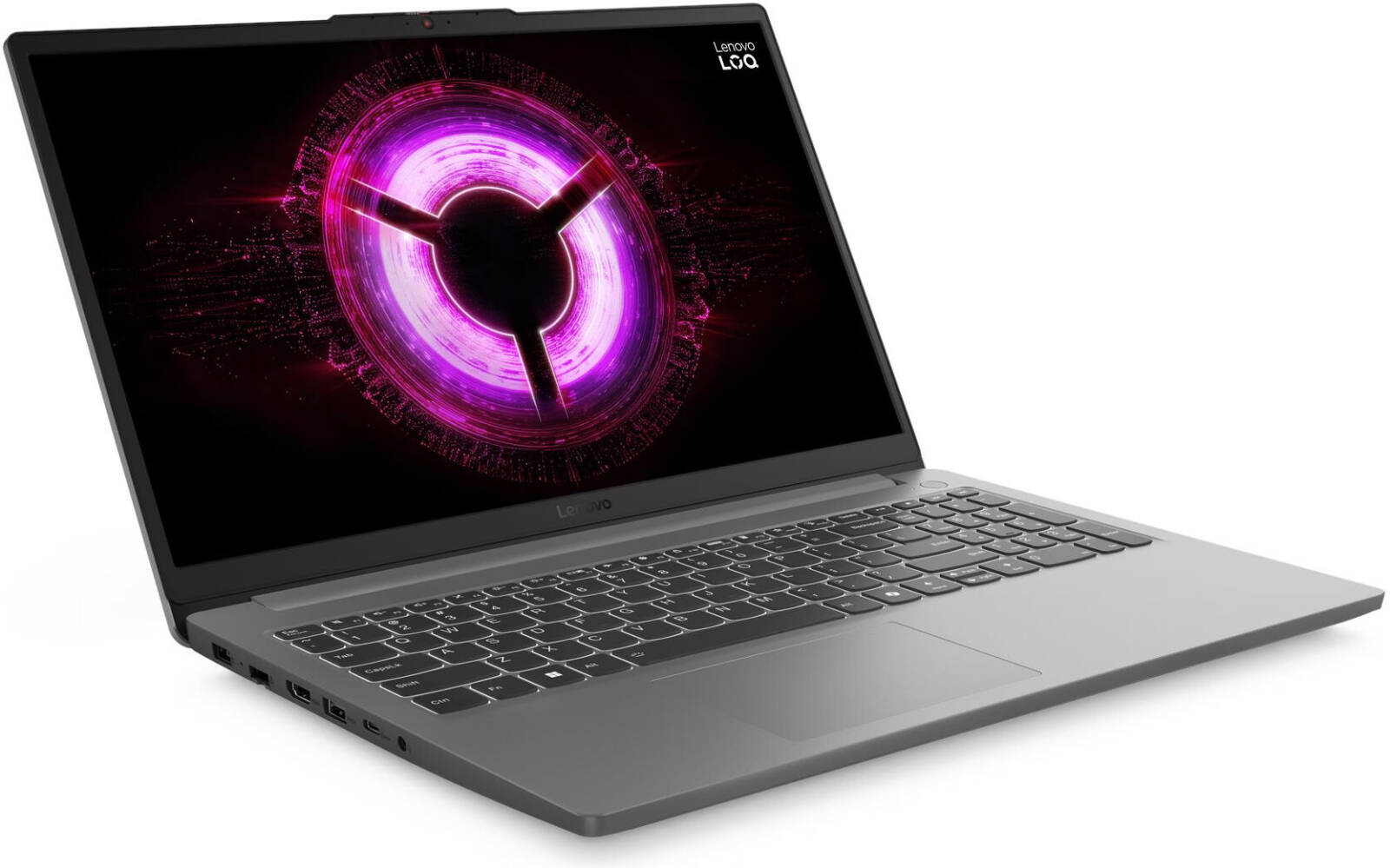 Lenovo LOQ 15ARP10E Gaming Laptop AMD Ryzen 7-7735HS Processor 16GB Ram 512GB SSD Storage NVIDIA GeForce RTX 4050-6GB Graphics 15.6 Inch FHD 144Hz IPS Display Operating System Windows 11 Home English White Backlit Keyboard - Luna Grey