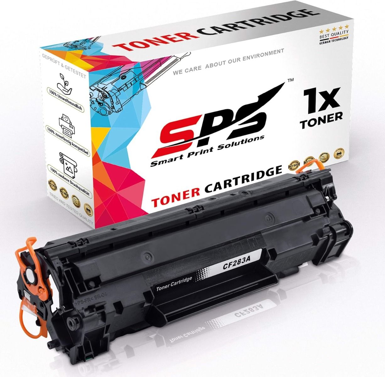 SPS CF283X 83X / CRG737 Black Toner Cartridge – Compatible for HP LaserJet Pro M201, M225 Series & Canon i-SENSYS MF212, MF216, MF217, MF220, MF226, MF227, MF229, MF230, MF231, MF232, MF236, MF237, MF240, MF241, MF244, MF247, MF249,  2200 Page Yield