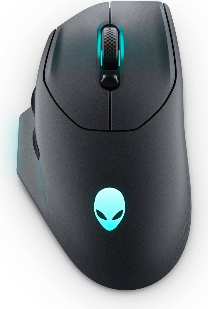 ماوس الألعاب اللاسلكي Dell Alienware AW620M، مزود بمستشعر بصري بدقة 26000 نقطة في البوصة (DPI)، و7 أزرار قابلة للبرمجة | 545-BBFB