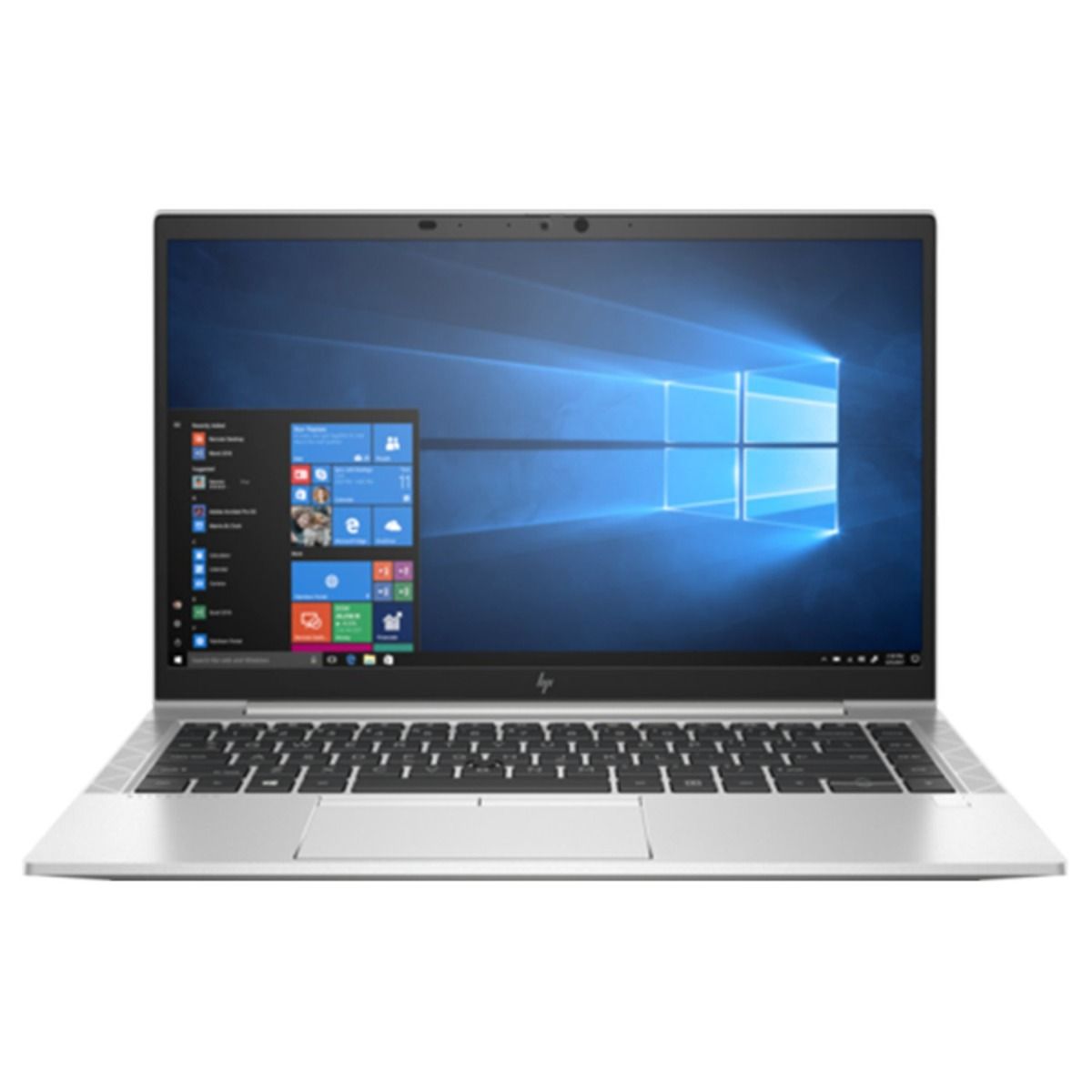 لابتوب HP EliteBook 840 G7 Notebook PC بمعالج Intel Core i5-10210U وذاكرة RAM DDR4-2666 سعة 8 جيجابايت وتخزين SSD سعة 512 جيجابايت ورسومات Intel UHD Graphics 620 وشاشة Full HD مقاس 14 بوصة مع مستشعر بصمة ونظام تشغيل Windows 10 ولوحة مفاتيح إنجليزية وعربية