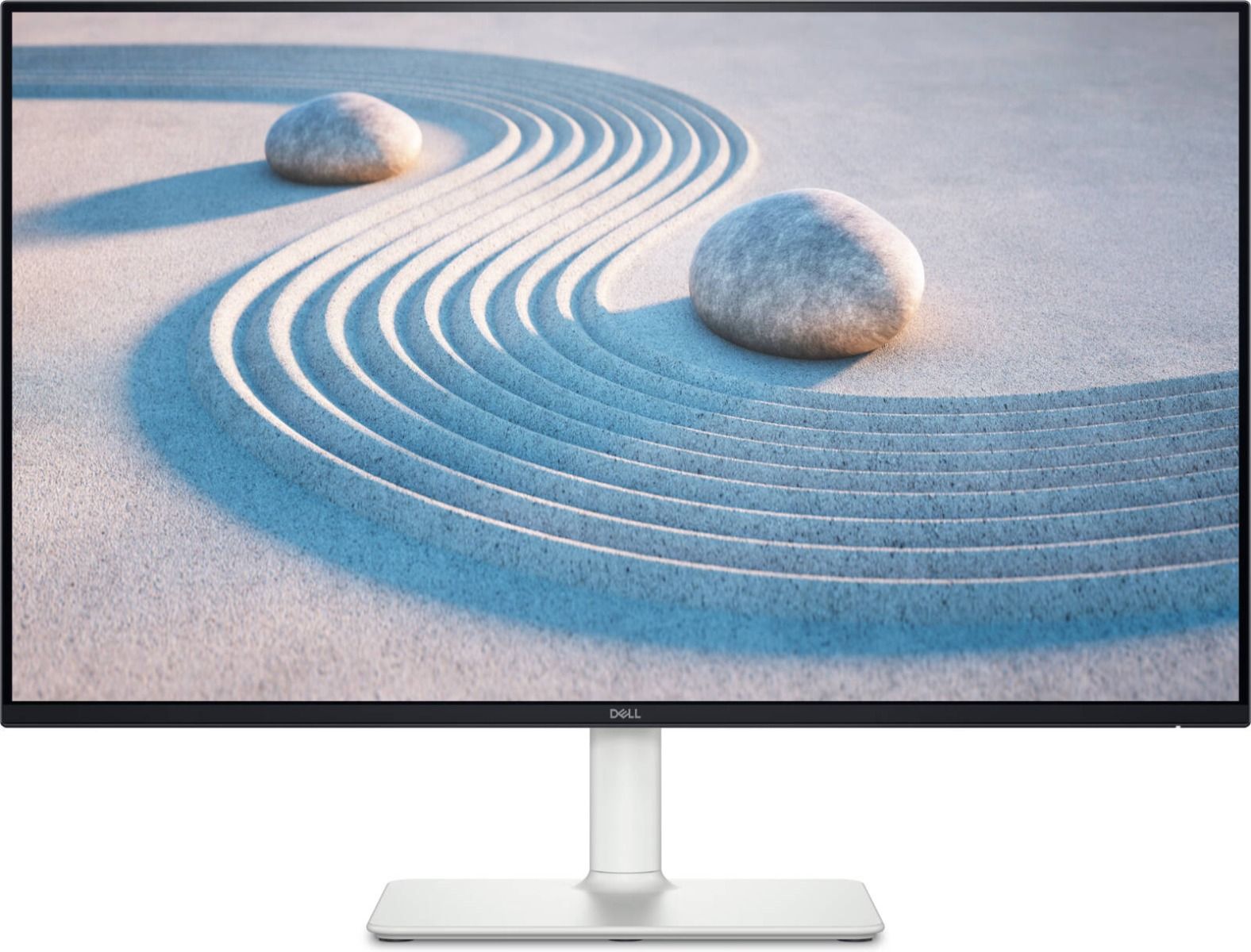 شاشة Dell 27 Plus S2725DS مقاس 27 بوصة بدقة QHD (2560×1440) وتقنية IPS مع معدل تحديث 100 هرتز، زمن استجابة 5 مللي ثانية (سريع) / 8 مللي ثانية (عادي)، مزودة بمنفذي HDMI ×2 ومنفذ DisplayPort، مكبرات صوت مدمجة، وتقنيات راحة العين، باللون أبيض رمادي (Ash Whit