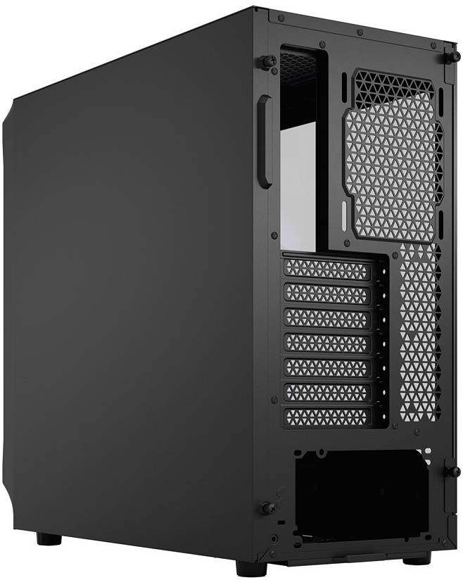 Fractal Design Focus 2 RGB Black TG Clear Tint ATX PC Gaming Case, Tempered Glass Side Panel, ATX Micro ATX Mini ITX, 2 x Aspect RGB Fans, Addressable RGB Controller, 360mm Radiator Support