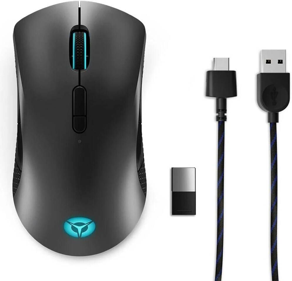 Lenovo Legion M600 Wireless Gaming Mouse Tri-Mode (2.4 GHz, Bluetooth & USB-C), Up to 16,000 DPI