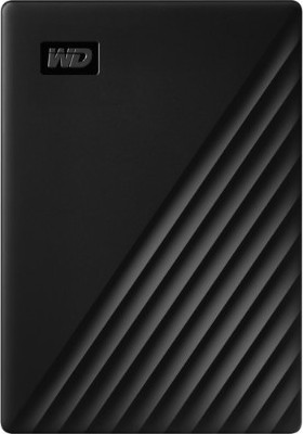 ويسترن ديجيتال WD ماي باسبور 2 تيرابايت، محرك أقراص صلبة خارجي محمول، USB 3.2 الجيل الأول، متوافق مع USB 2.0، موصل Micro-B، سرعة نقل تصل إلى 5 جيجابت/ثانية، تشفير عتادي AES بمقدار 256 بت، حماية بكلمة مرور، أسود