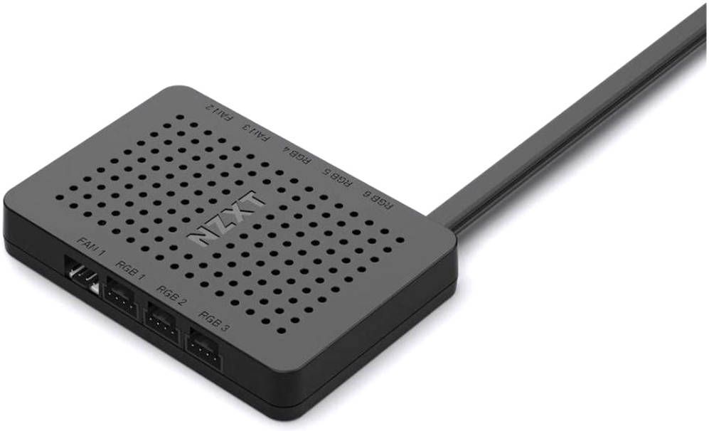 NZXT RGB & Fan Controller 6x RGB Channels, 3x PWM Fan Control, Smart PC Cooling Management | AC-CRFR0-B1