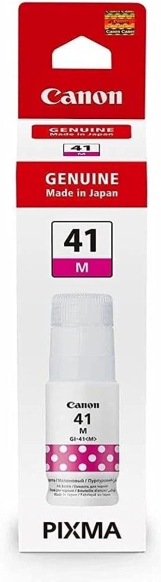 Canon GI-41 Magenta Ink Bottle (GI-41M), 70 ml, Prints Up to 7,700 Pages