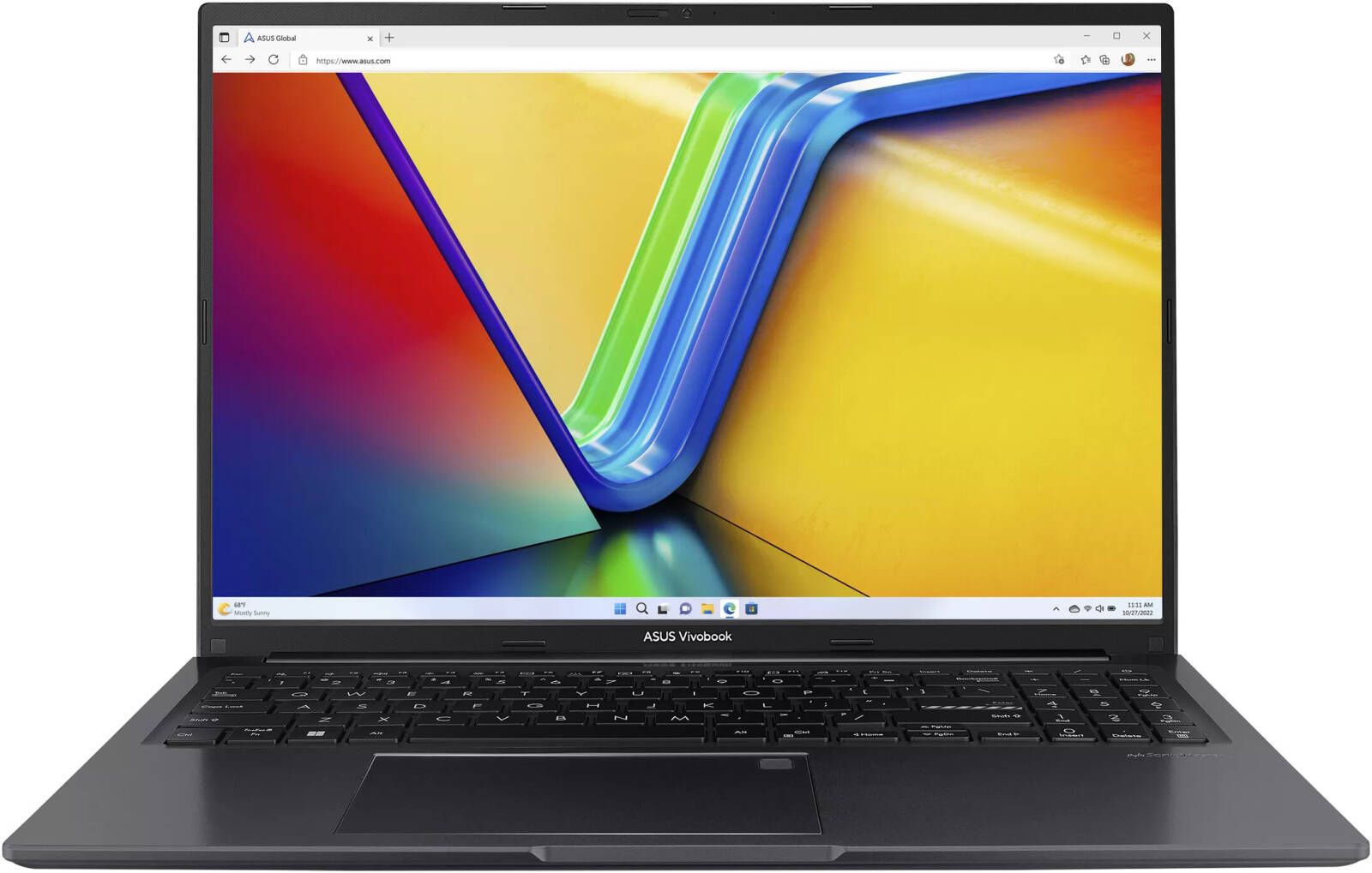 ASUS Vivobook 15 X1505VA-MA897W Laptop Intel Core i9-13900H Processor 16GB Ram 1TB SSD Storage Intel Iris Xe Graphics 15.6 Inch FHD OLED Display Operating System Windows 11 Home English Arabic keyboard - Black