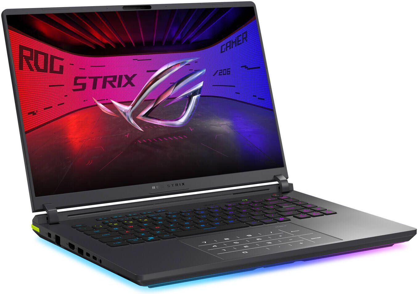 ASUS ROG Strix G16 G615LR-RV123 Gaming Laptop Intel Core Ultra 7 255HX Processor 16GB RAM 1TB SSD Storage GeForce RTX 5070 TI 12GB Graphic 16 inch WUXGA Display English Arabic Keyboard Eclipse Grey Operating System (Windows 11 Modified)
