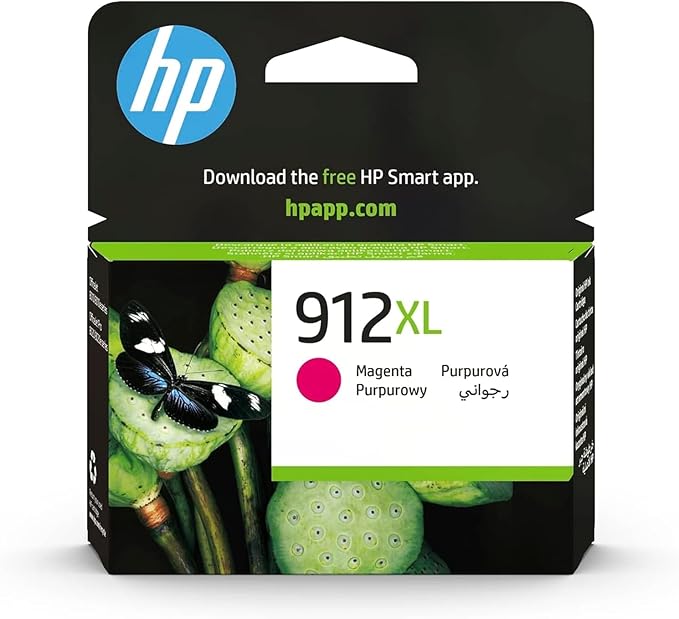 HP 912XL High Yield Magenta Original Ink Cartridge (3YL82AE)