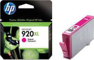HP 920XL High Yield Magenta Original Ink Cartridge, (CD973AE)