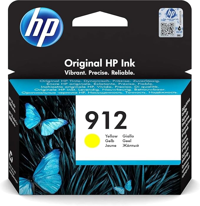HP 912 Yellow Original Ink Cartridge (3YL79AE)