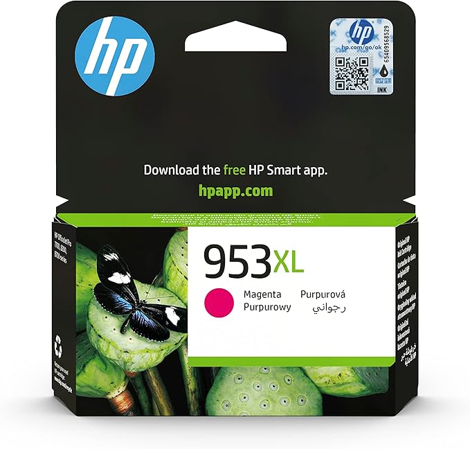 خرطوشة حبر أصلية عالية الإنتاجية HP 953XL باللون الماجنتا (F6U17AE)