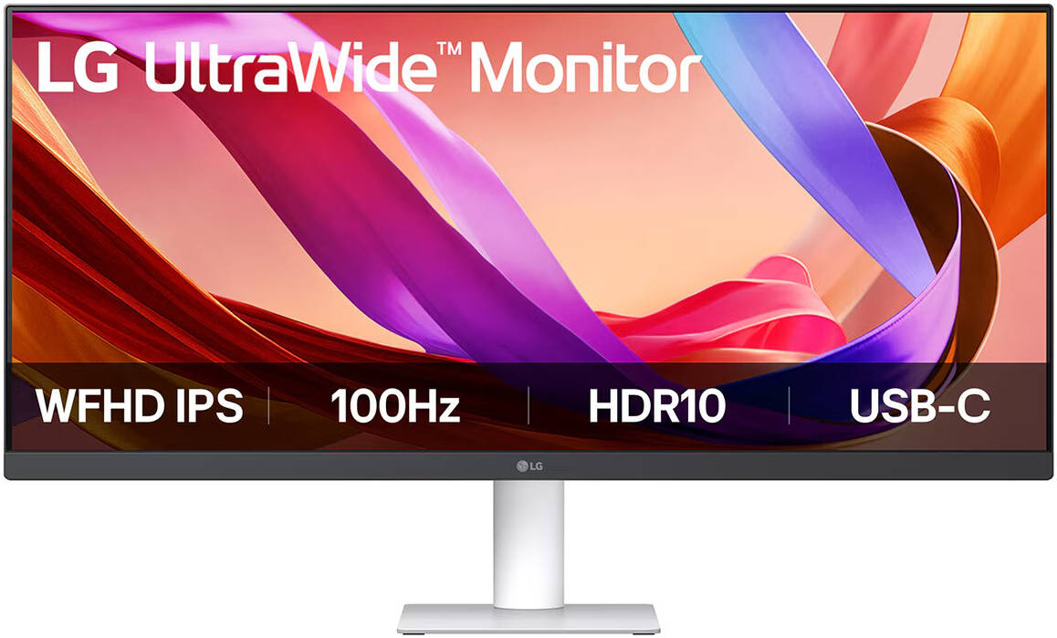 LG UltraWide Monitor 29 inch WFHD IPS Display 29U531A-W 2560 x 1080 100Hz Refresh Rate 5ms (GtG) Response Time 5W x2 Speaker White 