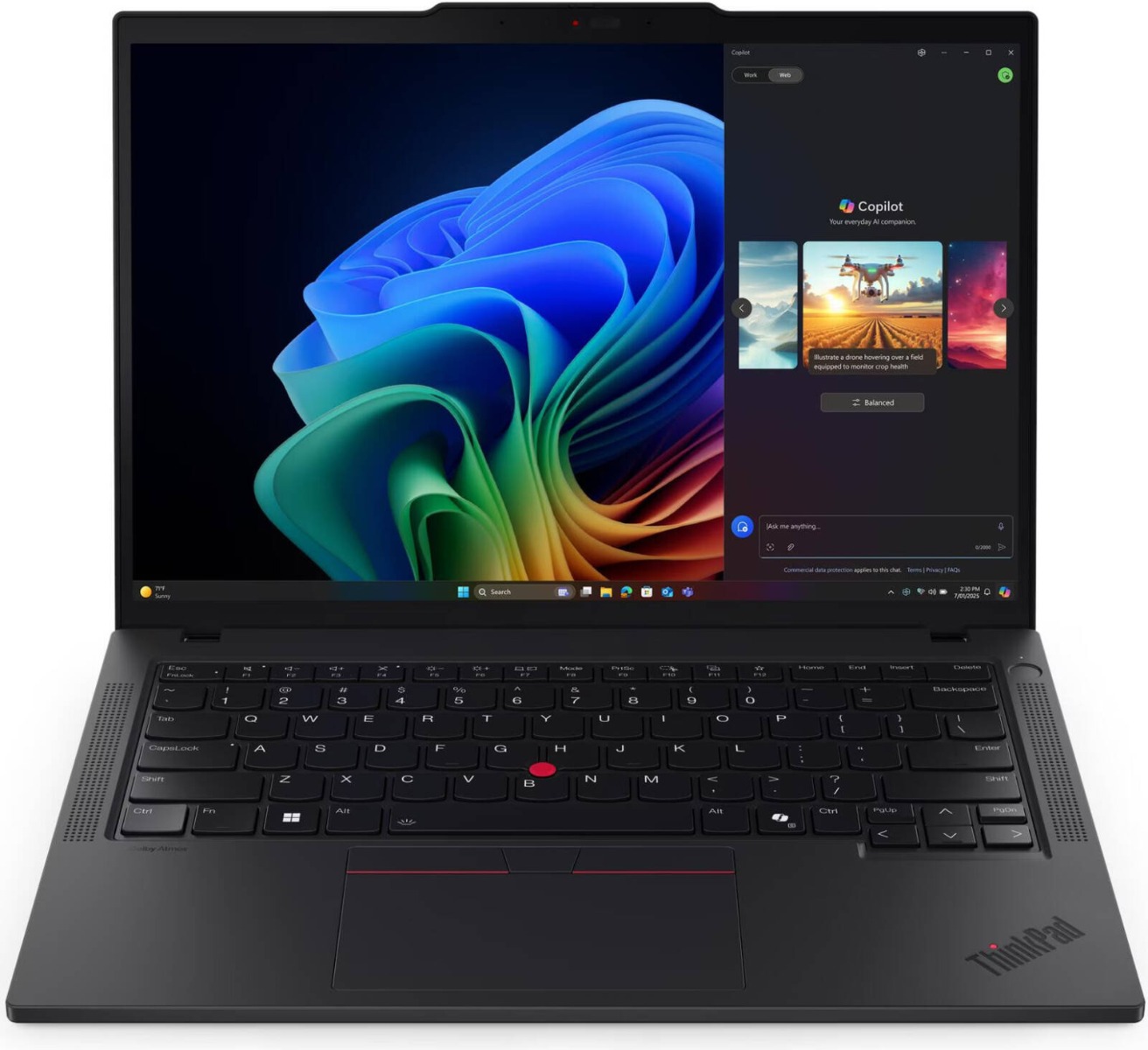 Lenovo ThinkPad T14 Gen 6 Laptop Intel Core Ultra 7-255U Processor 16GB Ram  512GB SSD Storage Intel Graphics 14 Inch IPS WUXGA 60Hz Touch Display Operating System (Windows 11 Modified) English Keyboard - Black