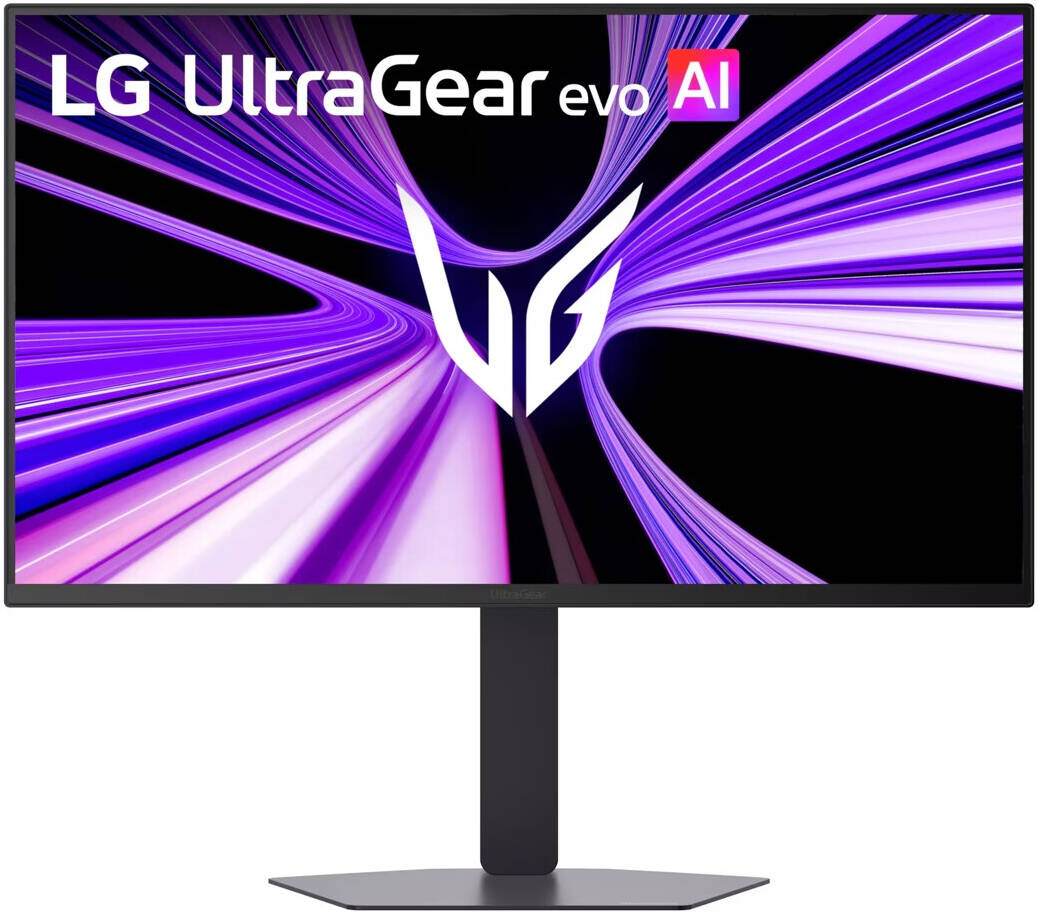 شاشة الألعاب LG UltraGear evo AI GM9، مقاس 27 بوصة، لوحة عرض IPS، دقة 5K UHD بمعدل تحديث 165 هرتز / QHD بمعدل تحديث 330 هرتز (وضع العرض المزدوج)، زمن استجابة 1 مللي ثانية (GtG الأسرع)، متوافقة مع NVIDIA G-SYNC وAMD FreeSync Premium، باللون الأسود.
