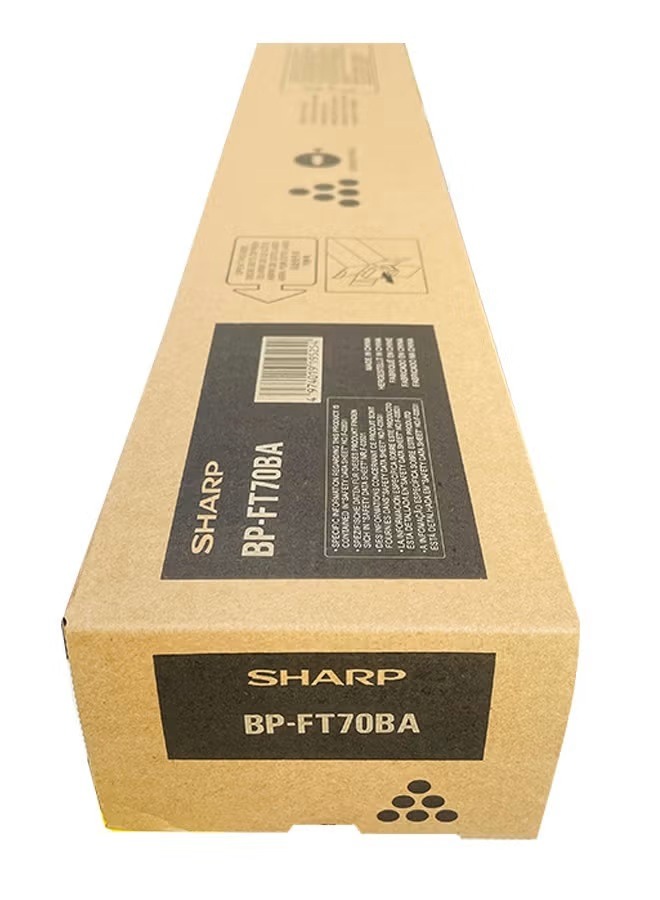 Sharp BP-FT70BA Black Original Toner Cartridge, 40,000 Pages, for BP-50C31, BP-50C45