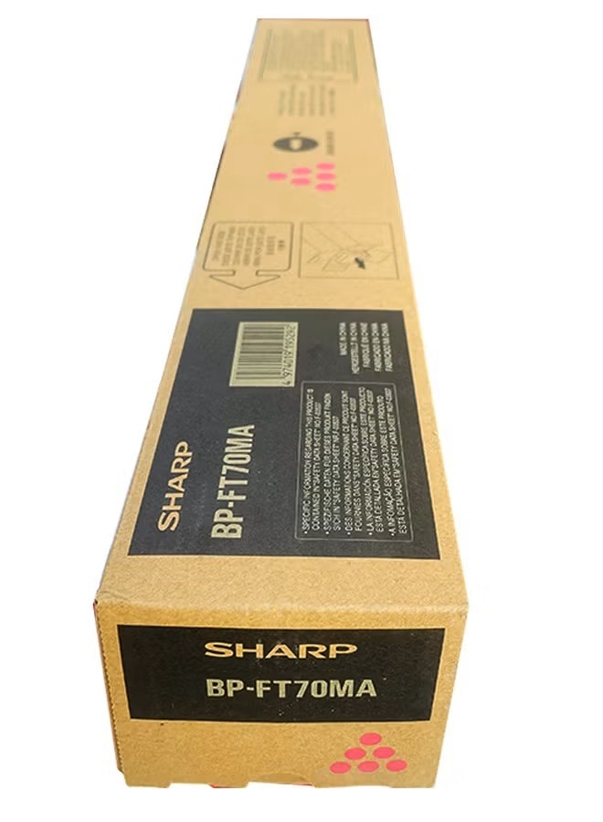 Sharp BP-FT70M Magenta Original Toner Cartridge, 24,000 Pages, for BP-50C31, BP-50C45
