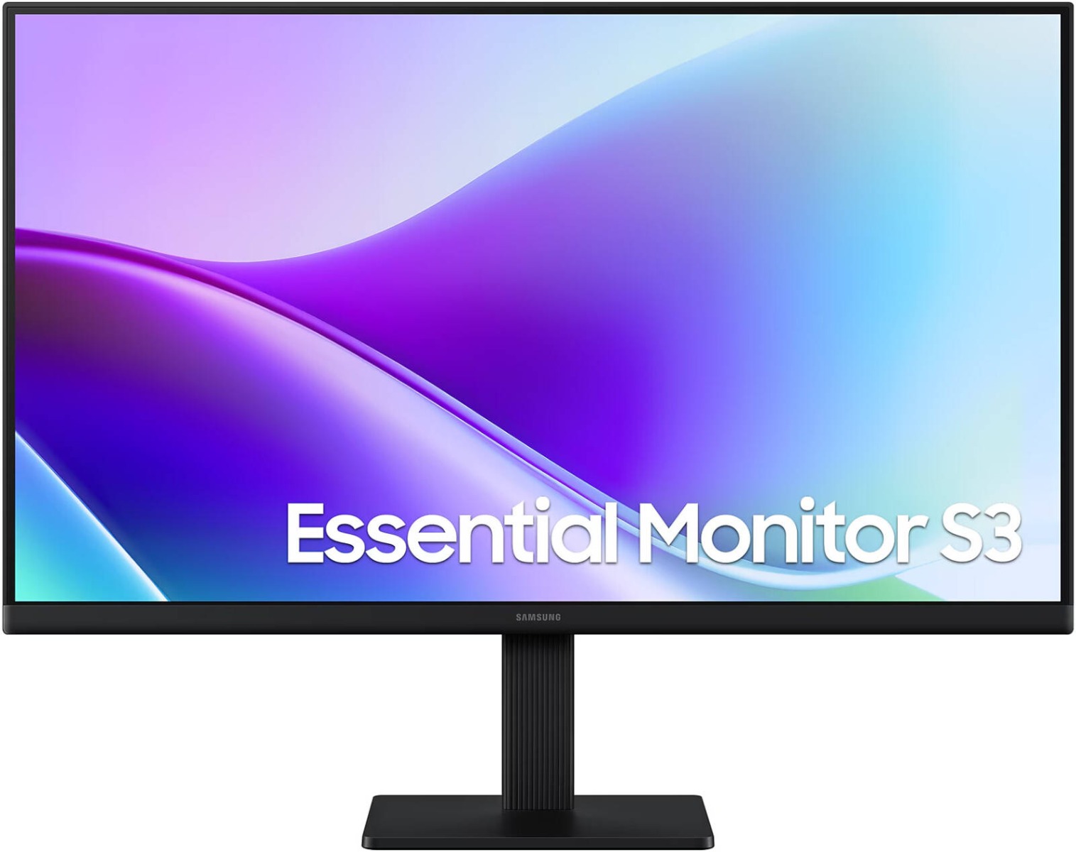 SAMSUNG S3 S32GF Essential Monitor 24" FHD 1920 x 1080 IPS Display 120Hz Refresh Rate 5ms (GtG) Response Time Game Picture Mode Flicker Free 2× HDMI 1.4 HDCP 1.4 - Black 