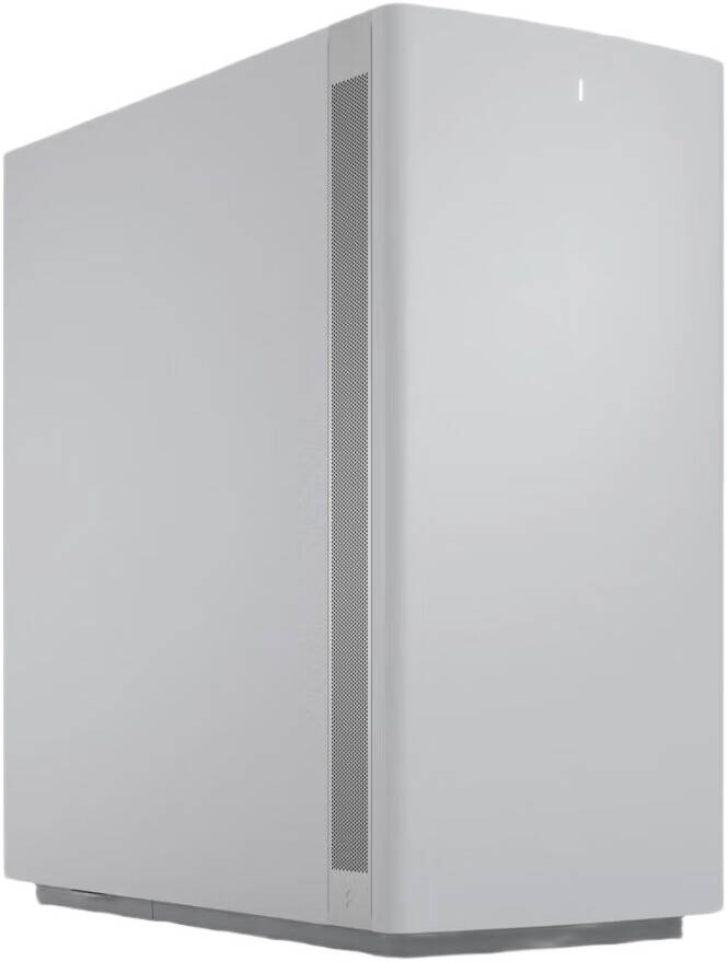 هيكل كمبيوتر Fractal Design Define Series One Light Solid ATX Mid Tower باللون الأبيض - ألواح صلبة كاتمة للصوت، 3 مراوح Momentum، 6 مراوح 120 مم، مشعاع 360 مم، فتحات تهوية جانبية من الألومنيوم | FD-C-DEFOA-04