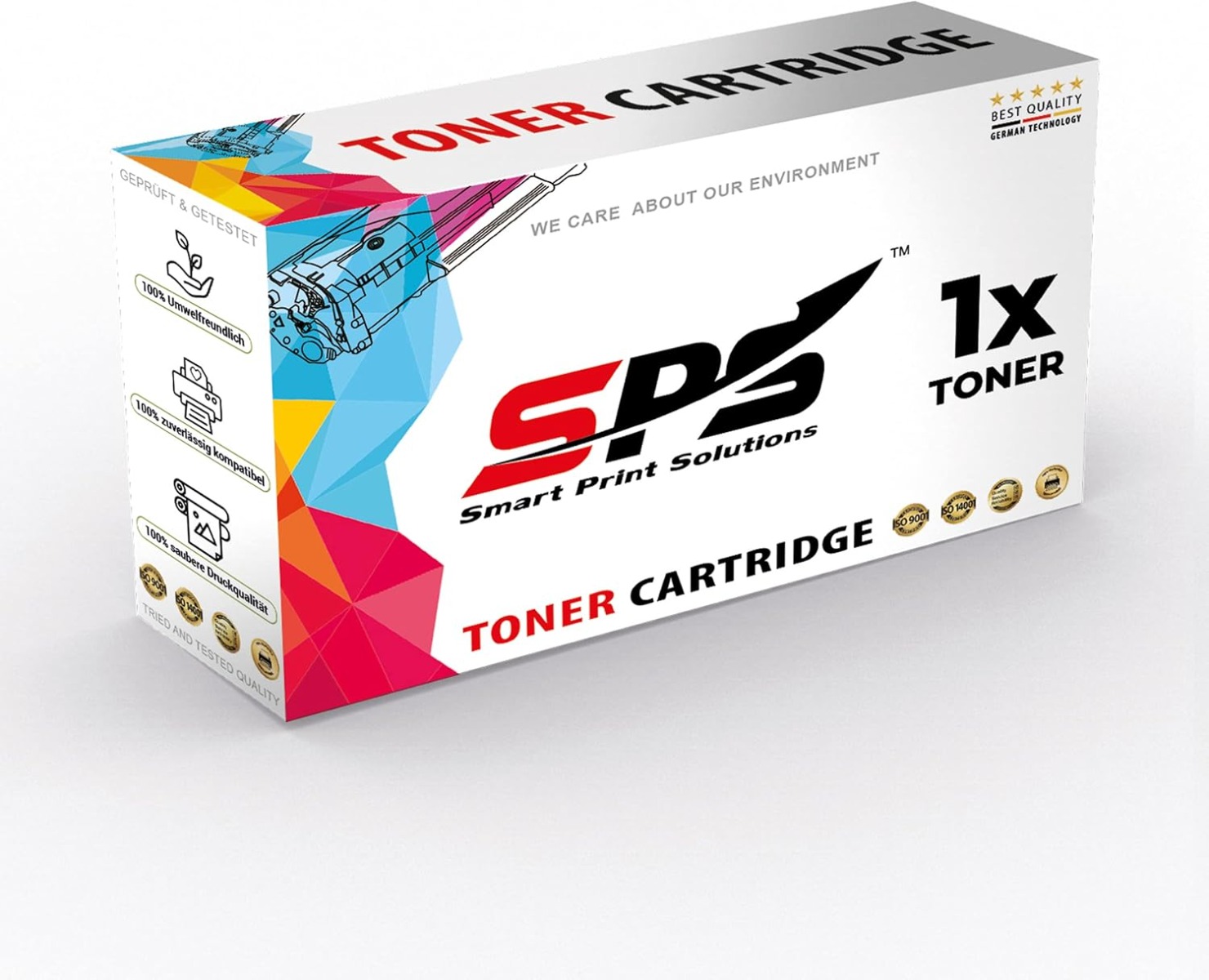 SPS C3906A 06A Compatible Black Toner Cartridge for HP & Canon Printers Up to 2,500 Pages