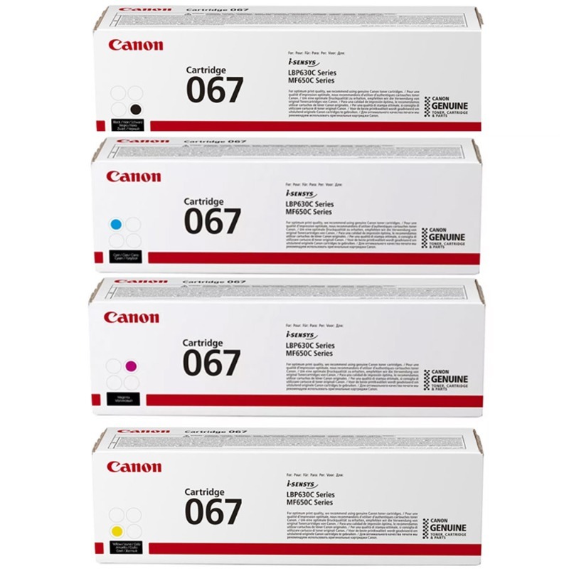 Canon 067 Original Toner Cartridge 067 Full Set High Quality Printing Solution