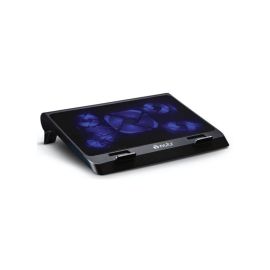 NCTS C519 5-Fan Laptop Cooling Pad – Dual USB, Adjustable Height, Silent Cooling (for up to 17″)