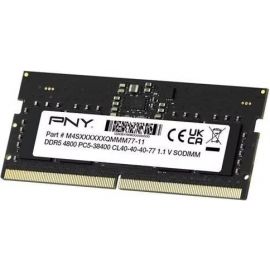 PNY 16GB DDR5 4800MHz SODIMM Laptop Memory Performance RAM